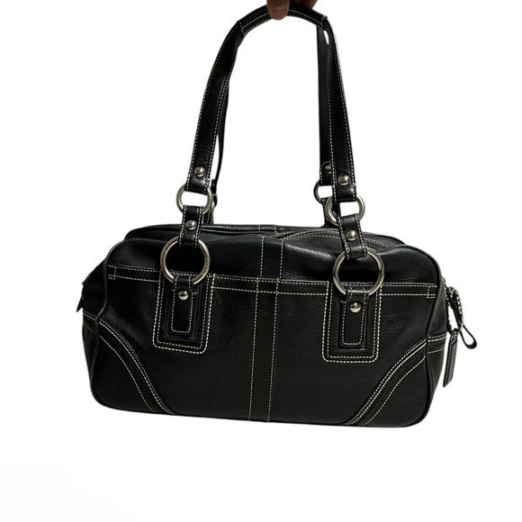 Vintage COACH Leather Medium Soho Satchel Bag Y2K - Picture 1 of 12